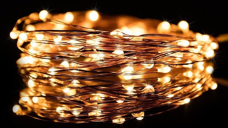 Kohree 20' 60 LED Copper String Lights, $7 with code BXJWREBN